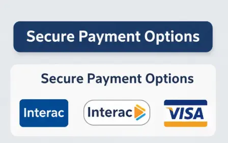 Betty Casino secure payment options including Interac and Visa for safe Canadian transactions.